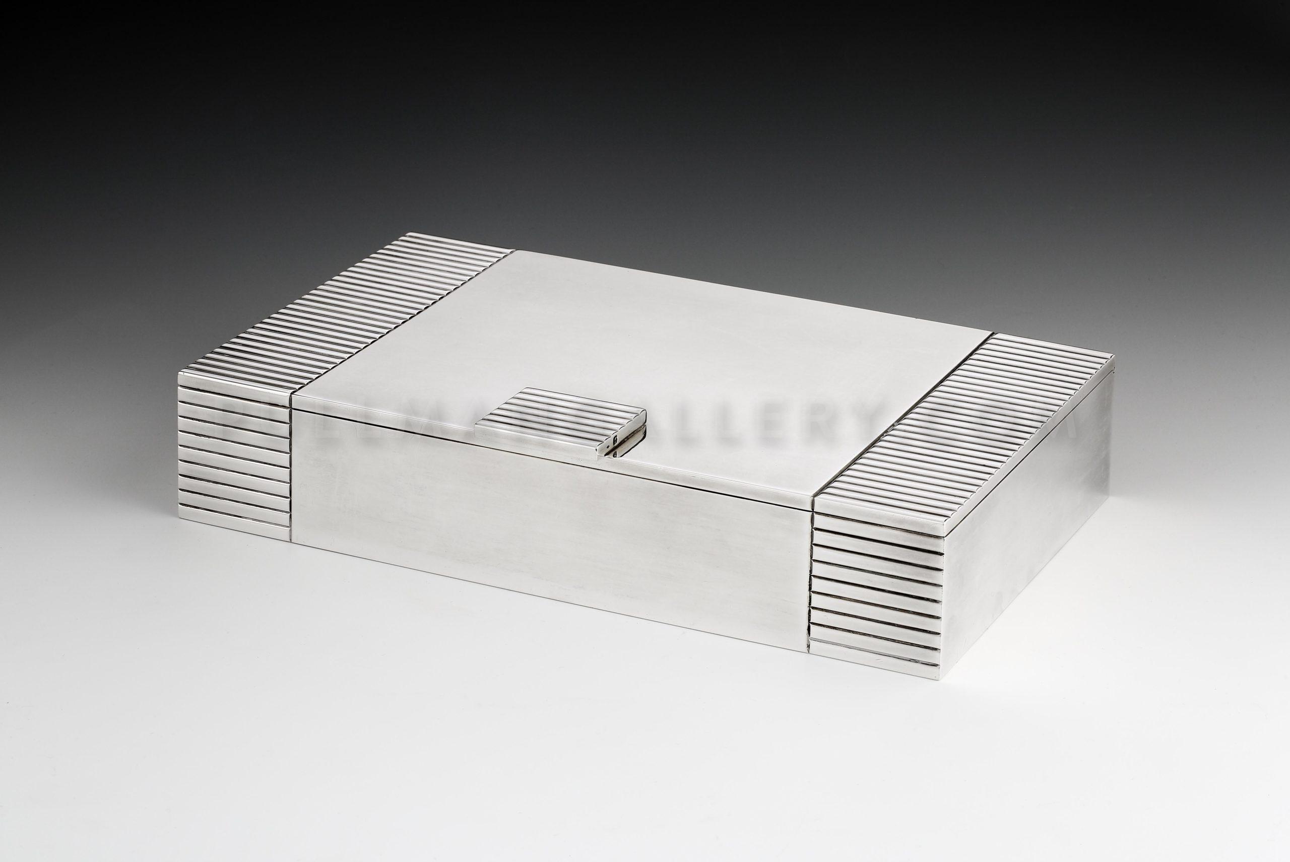 Sterling silver cigar box by Cartier 