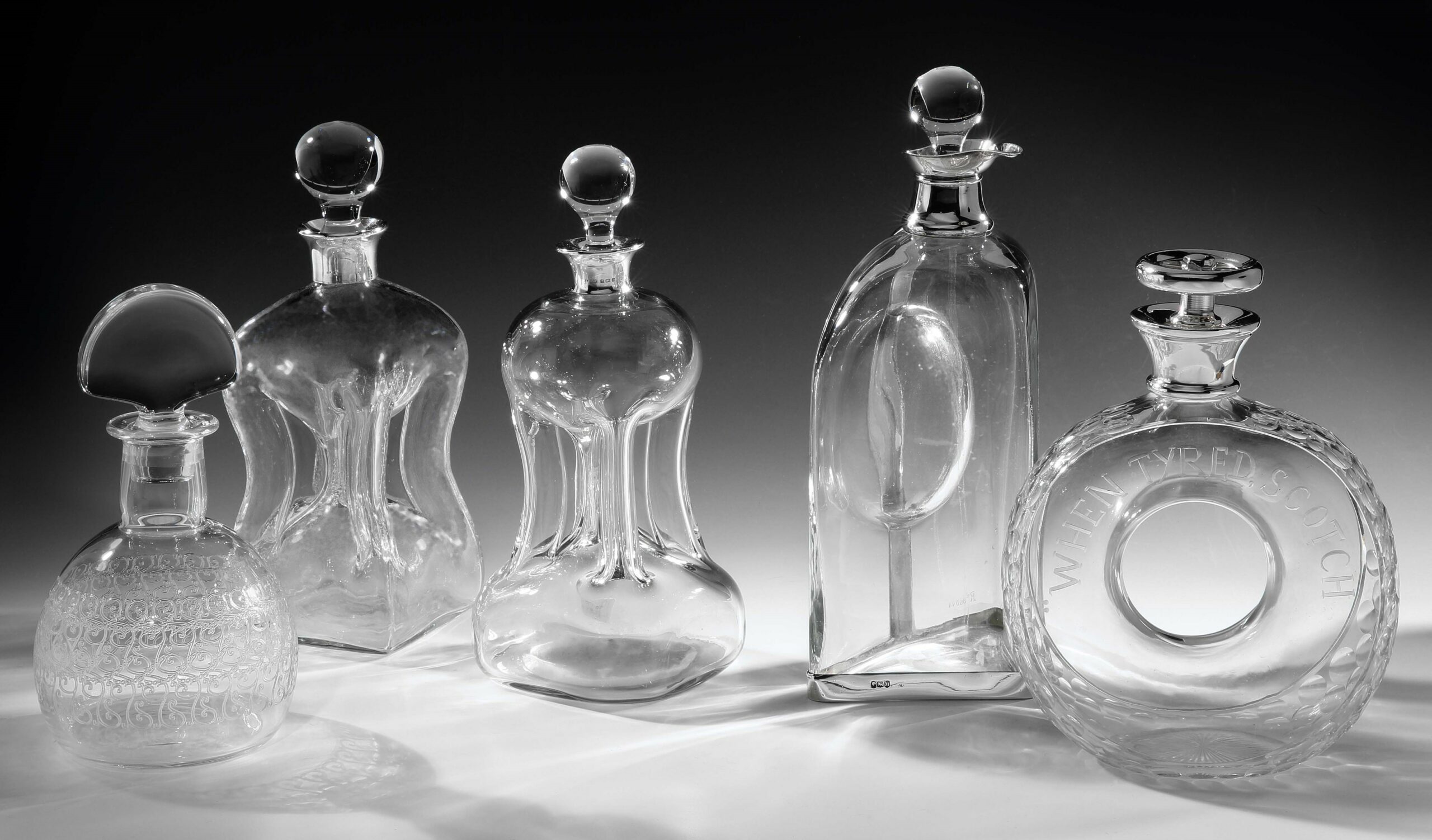 Clear Glass Wine Decanters – Pullman Gallery