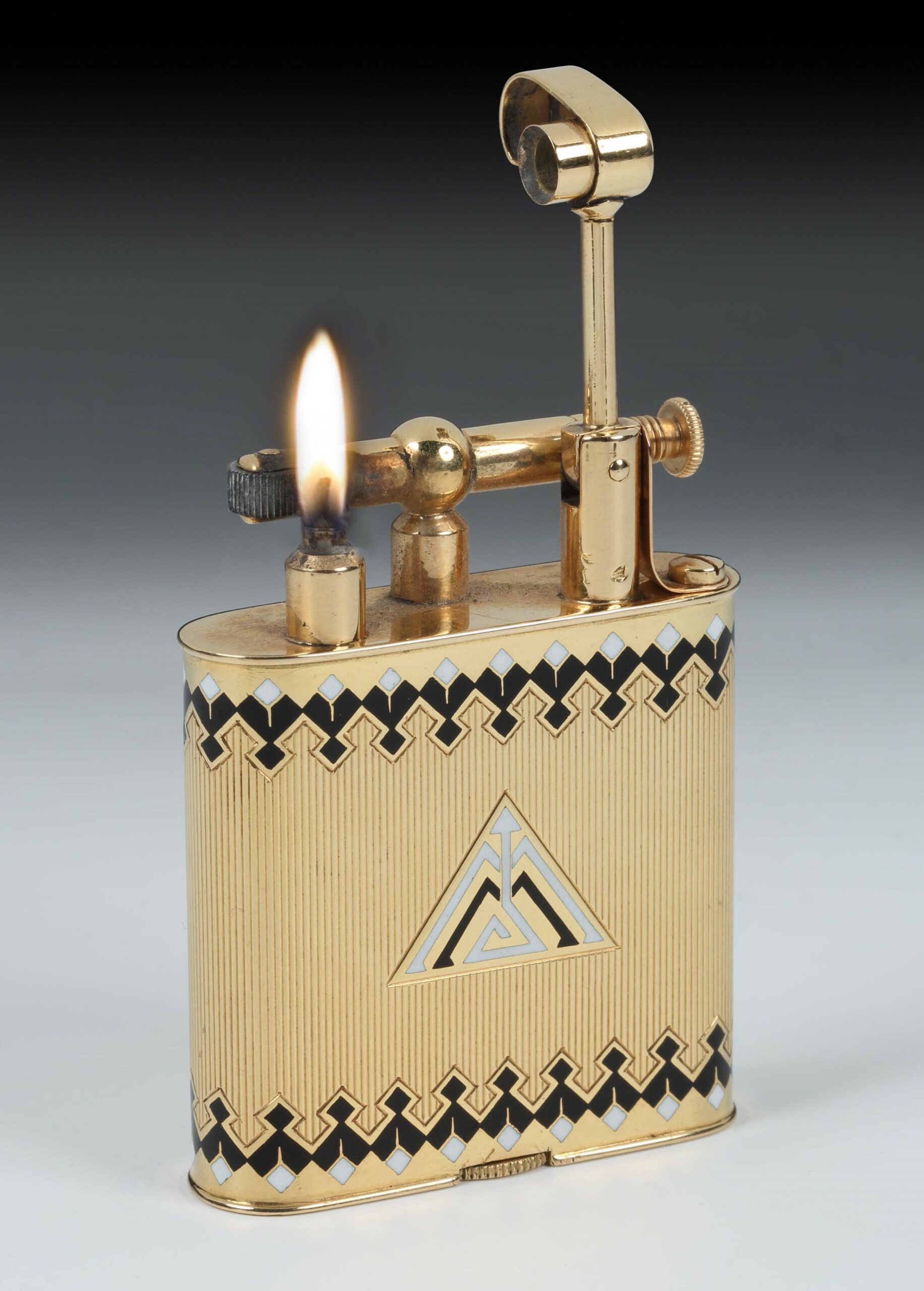 18ct Gold 'Unique' A Lighter, by Dunhill, Paris circa 1925 